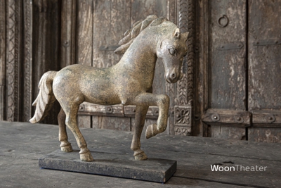 Decoratief houten paard | India