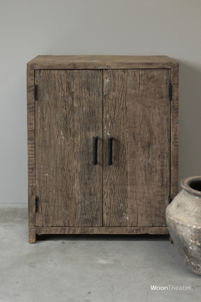 Kastje 2 deurs | oud hout