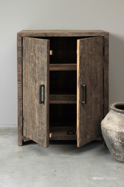 Kastje 2 deurs | oud hout