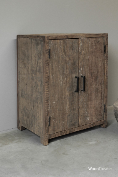 Kastje 2 deurs | oud hout