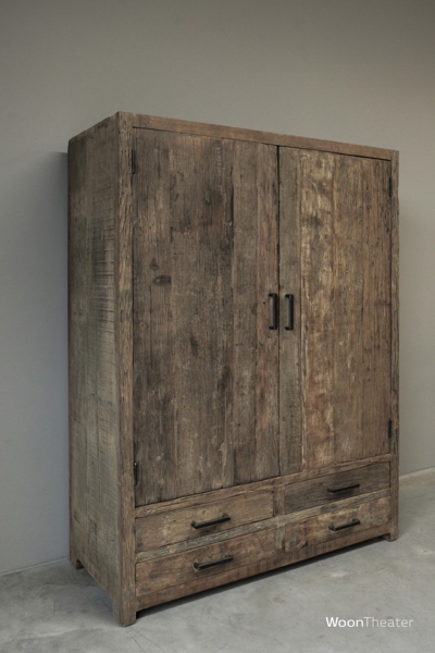 Kast 4 lade | oud hout
