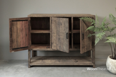 Wandtafel met plank | oud hout