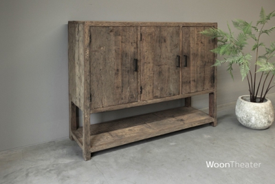 Wandtafel met plank | oud hout