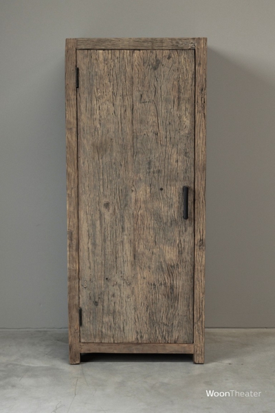 1 deurs kastje L | oud hout