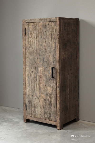 1 deurs kastje L | oud hout
