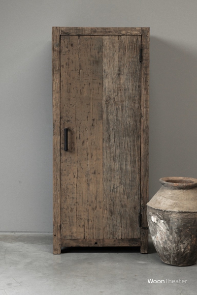 1 deurs kastje R | oud hout