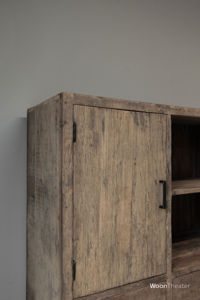 Wandkast oud hout