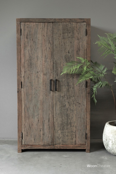 2 deurs kastje | oud hout