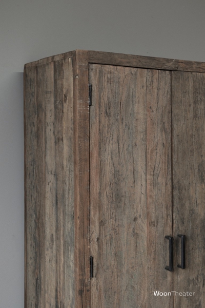 2 deurs kastje | oud hout