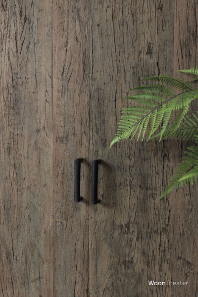 2 deurs kastje | oud hout