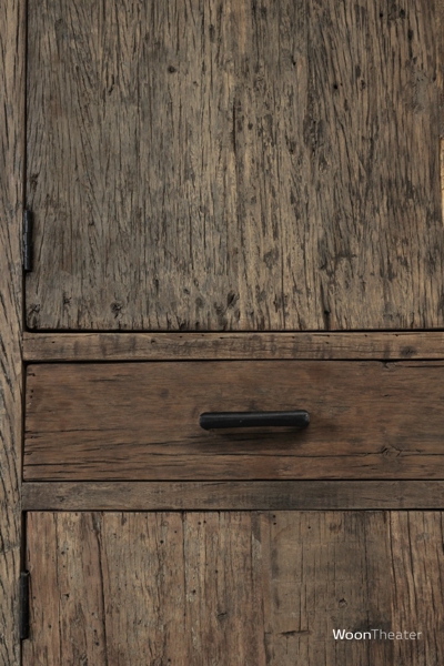 Kast smal L | oud hout