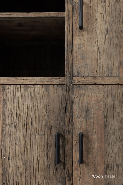Kast open vak | oud hout