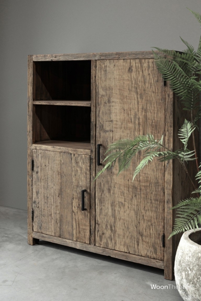 Kast met open vak | oud hout