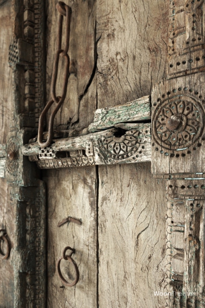 Wandpaneel antieke deur | India