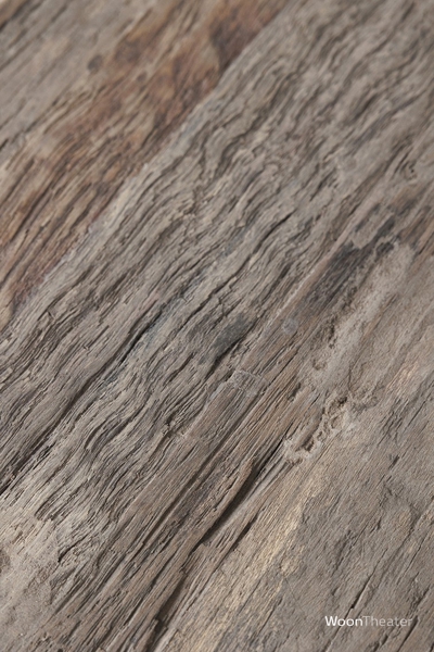 Bijzettafel/zuil San Diego | Rustiek oud hout | 100 cm - medium