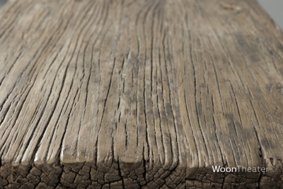 Oude salontafel | elmhout