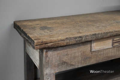Origineel oude atelier tafel | India