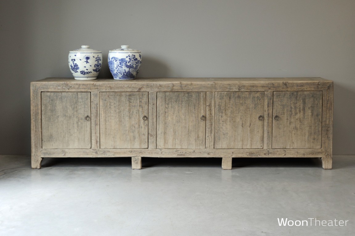 Origineel oud dressoir | elmhout