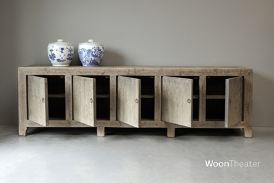 Origineel oud dressoir | elmhout