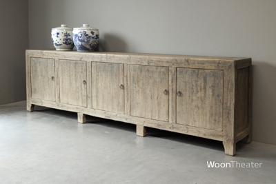 Origineel oud dressoir | elmhout