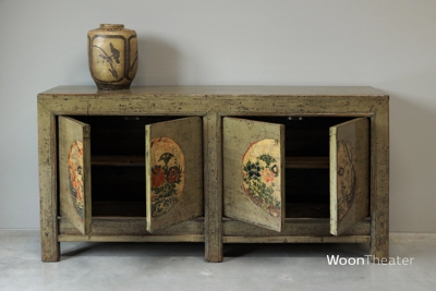 Origineel oud dressoir | beschilderd