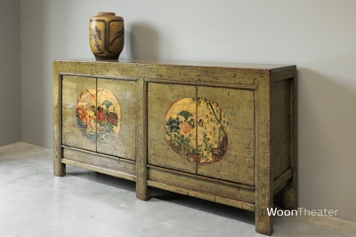 Origineel oud dressoir | beschilderd