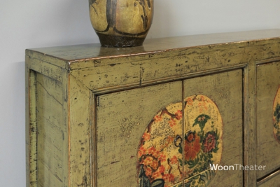 Origineel oud dressoir | beschilderd