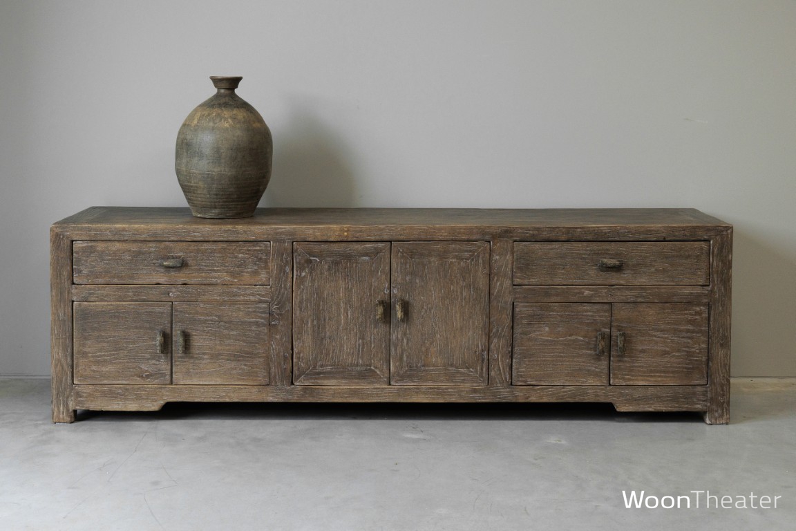 Tv dressoir oud elmhout | China