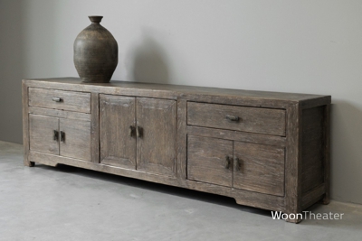 Tv dressoir oud elmhout | China