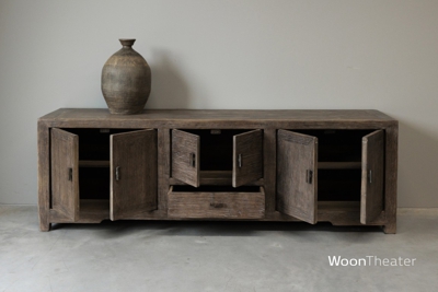 Tv dressoir oud elmhout