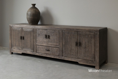 Tv dressoir oud elmhout