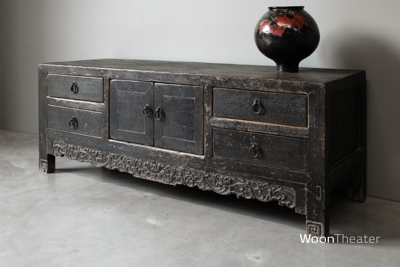 Origineel oud tv dressoir 