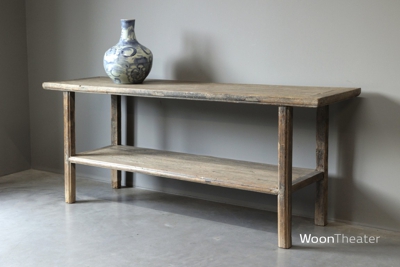 Origineel oude wandtafel met plank