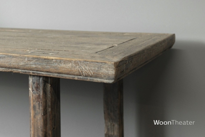 Origineel oude wandtafel met plank