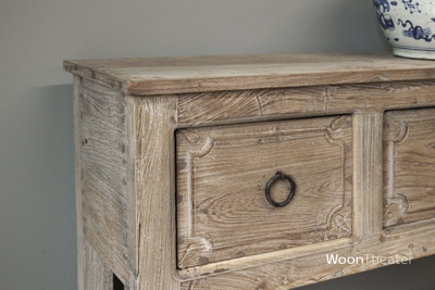Origineel oude wandtafel met lade