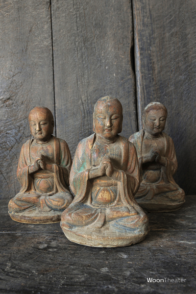 Vintage beeldje | Monnik | China