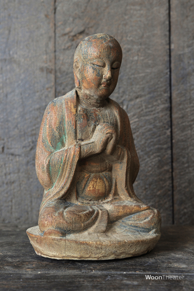 Vintage beeldje | Monnik | China