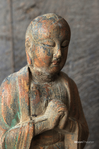 Vintage beeldje | Monnik | China