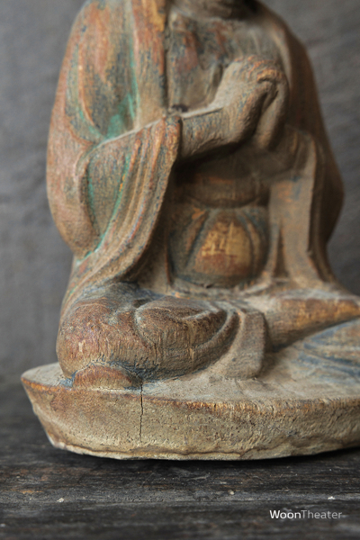 Vintage beeldje | Monnik | China