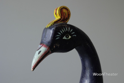 Vintage beeld hout | pauw