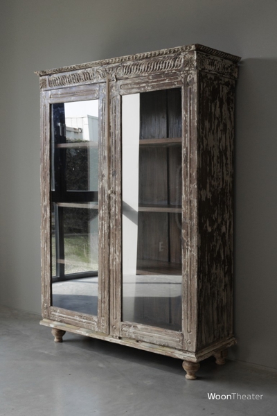 Authentieke vitrinekast | India