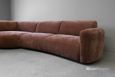 Retro afgeronde elementenbank Woody