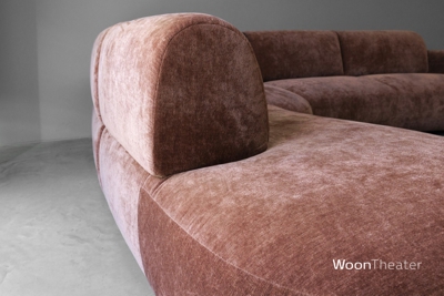 Retro afgeronde elementenbank Woody