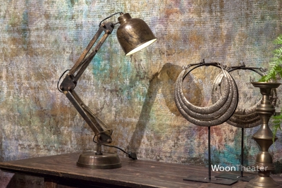 Bureaulamp Manson | Antiek brons | Verstelbaar