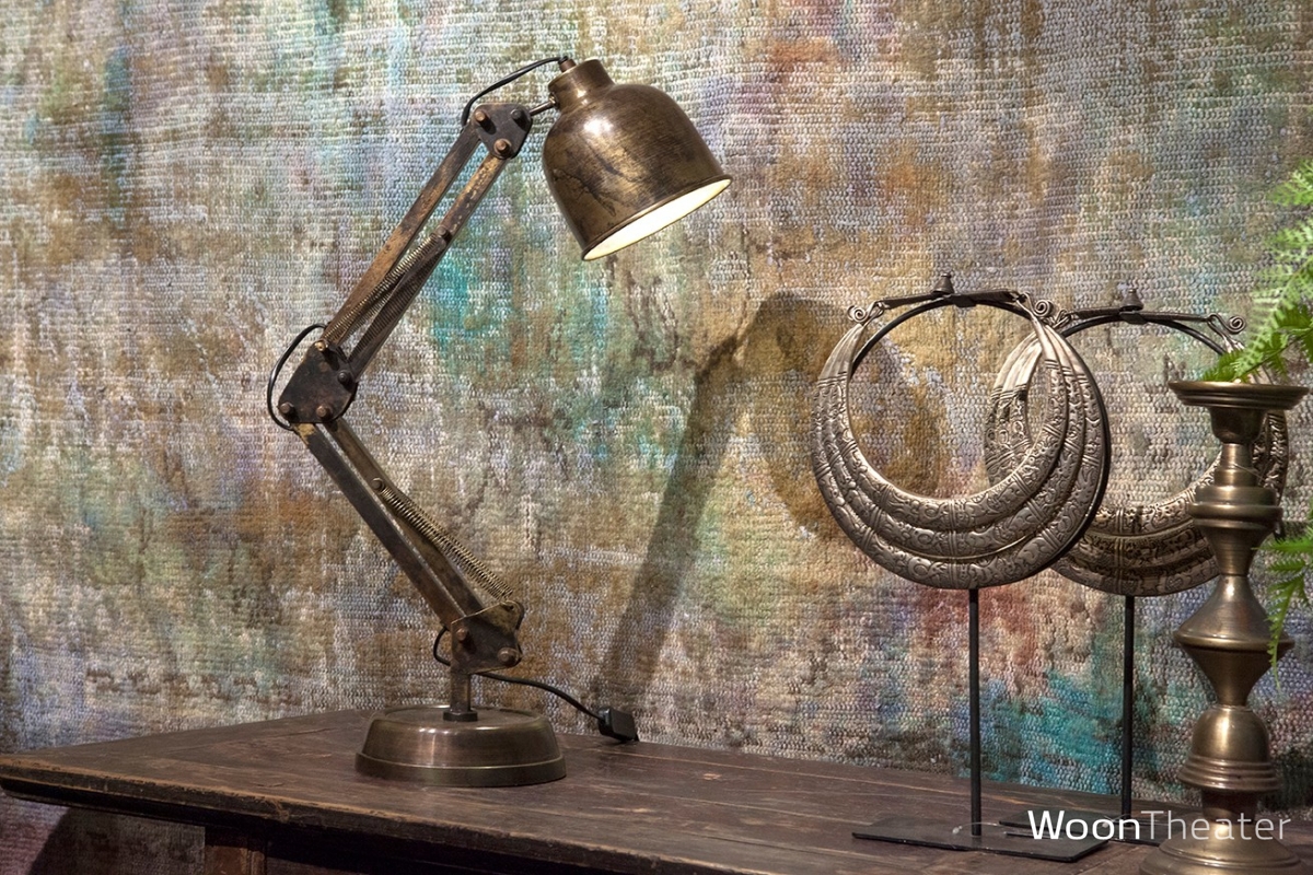 Bureaulamp Manson | Antiek brons | Verstelbaar