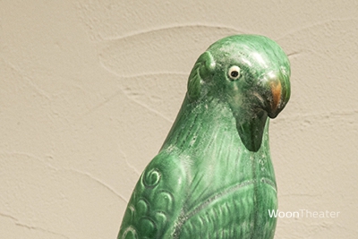 Porseleinen papegaai groen