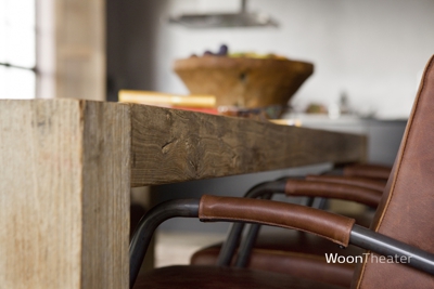 Robuuste oud houten eettafel | Farmer Collection