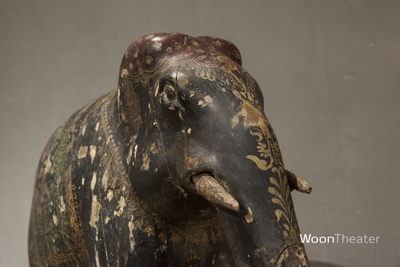 Antiek beeld | Olifant | India