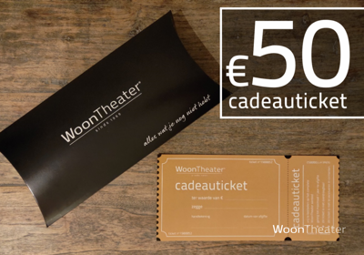 Vijftig euro | WoonTheater Cadeauticket