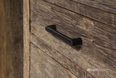 Grof houten landelijke 6-Ladekast | London